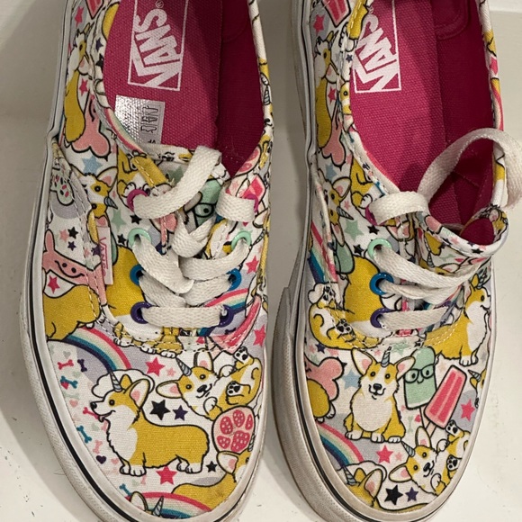 Vans Shoes Kids or Women's Authentic Unicorgi Sneaker Size 4.0 Corgi - Picture 3 of 7